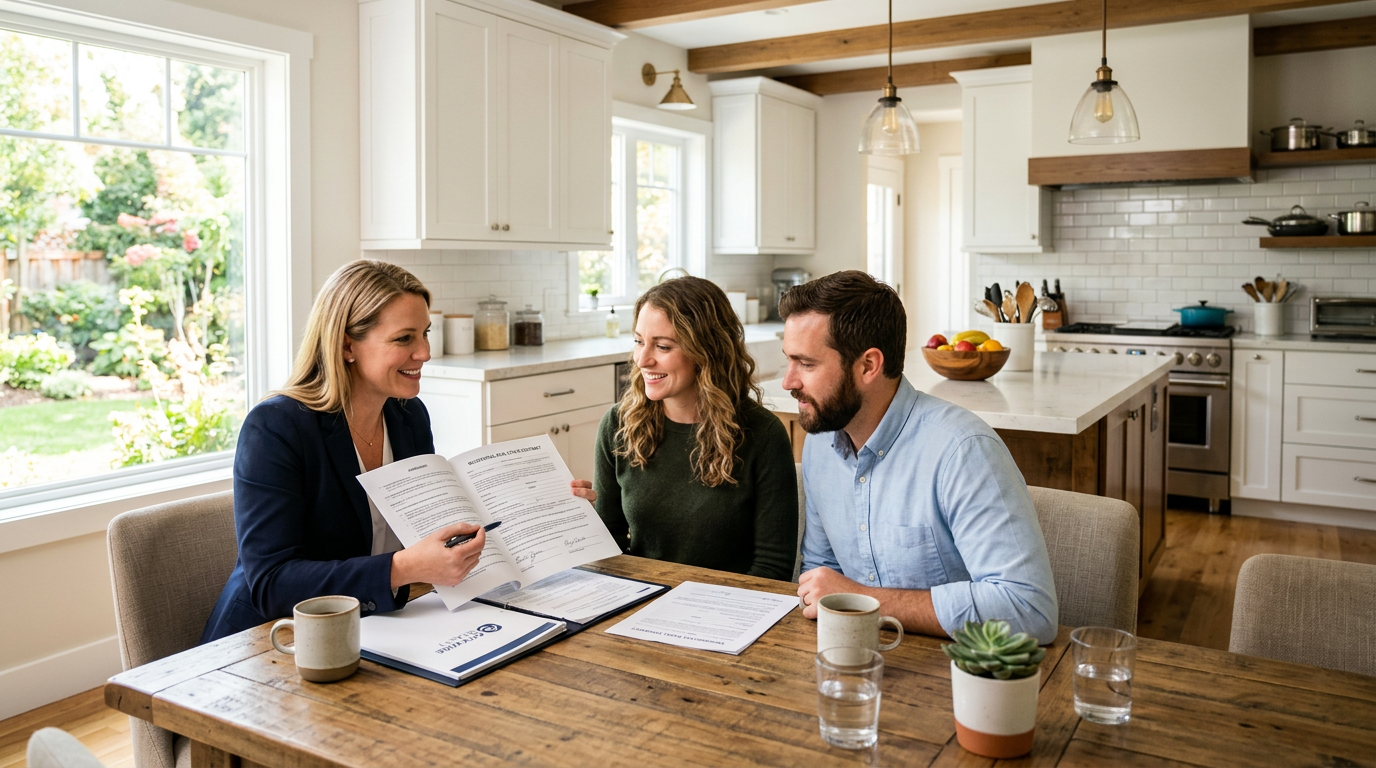 Realtor with Clients